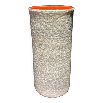 Vase en céramique bicolore