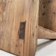 Establishment / console in raw wood