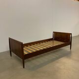 Lit de repos ou lit danois en palissandre Omann juin 1950