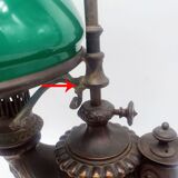 Lampe de bureau 19ème siècle de wild & wessel allemangne 1890