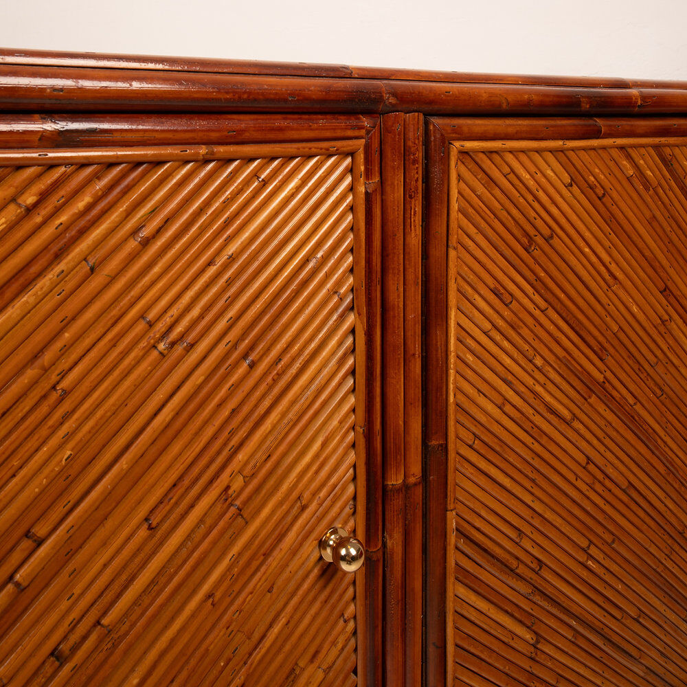 Vivai del Sud rattan sideboard, 1970