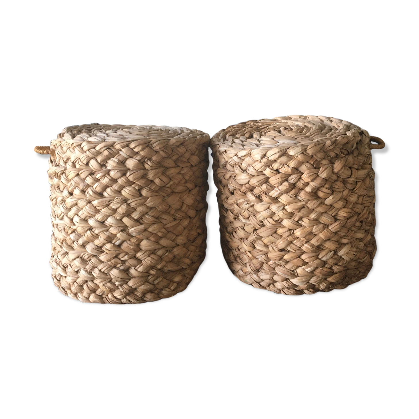 Braided sea rush footrests 70