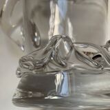 Daum crystal water pitcher, Sorcy model