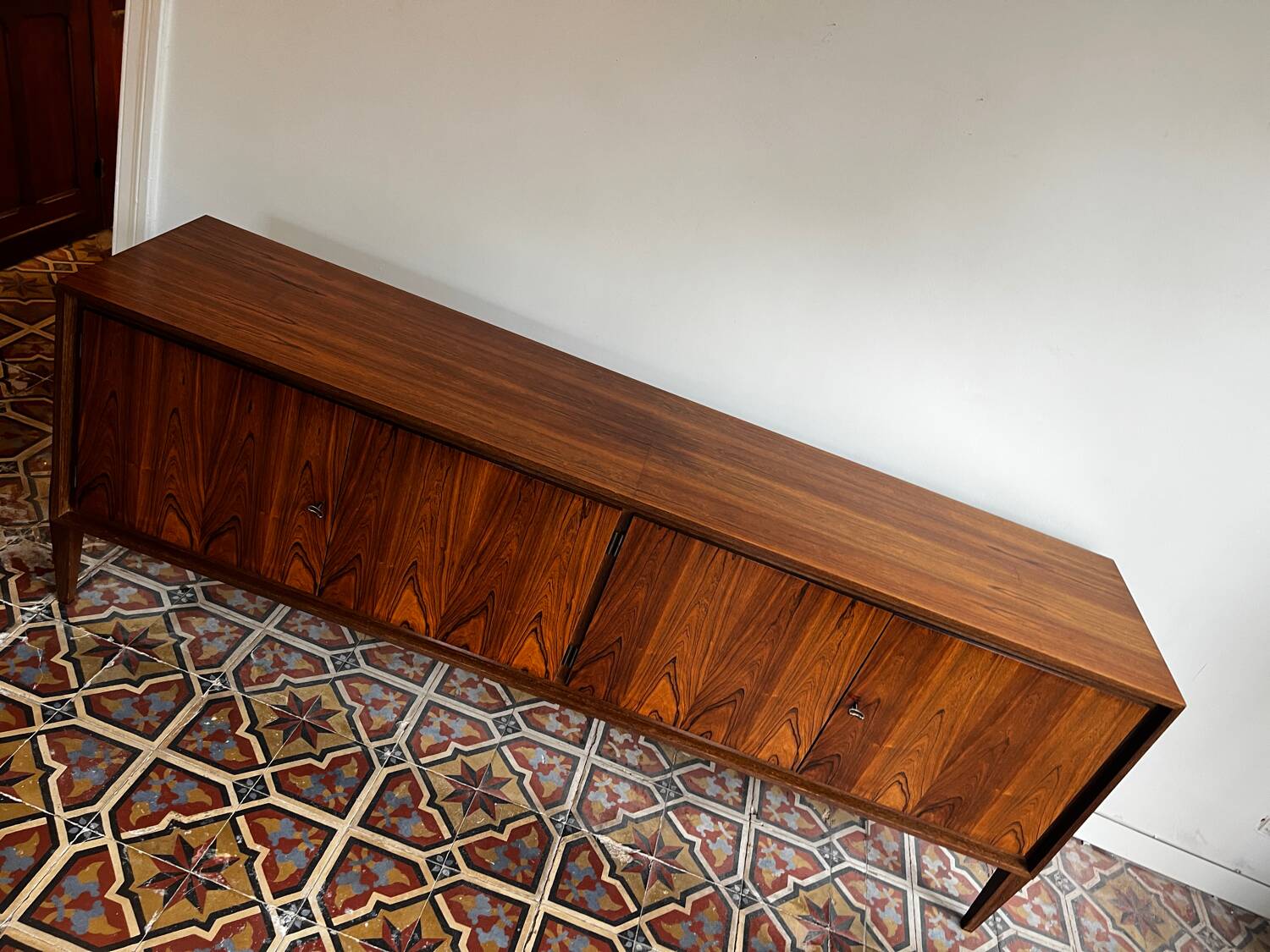 Mid-Century Modern rosewood credenza