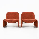 Pair of Alky Armchairs by Giancarlo Piretti for Anonima Castelli, 1970s