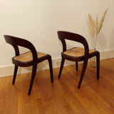 Pair of chairs Baumann model Gondole, 70s