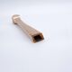 Sculptural copper candle holder