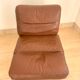 Vintage leather armchair Jacques Charpentier