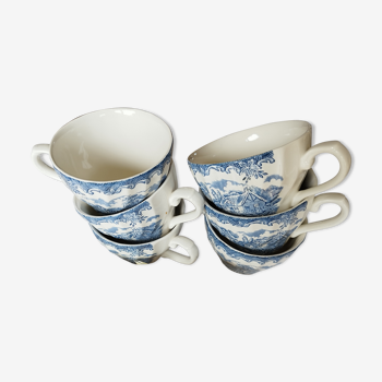 Set de 6 tasses anglaises