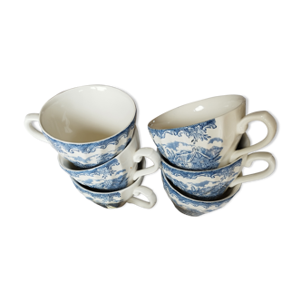 Set de 6 tasses anglaises