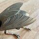 Vintage brass fly ashtray