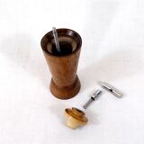 Vintage wooden pepper mill marlux brand made in France