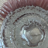 Pair of Luminarc glass candlesticks