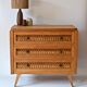 Rattan chest of drawers