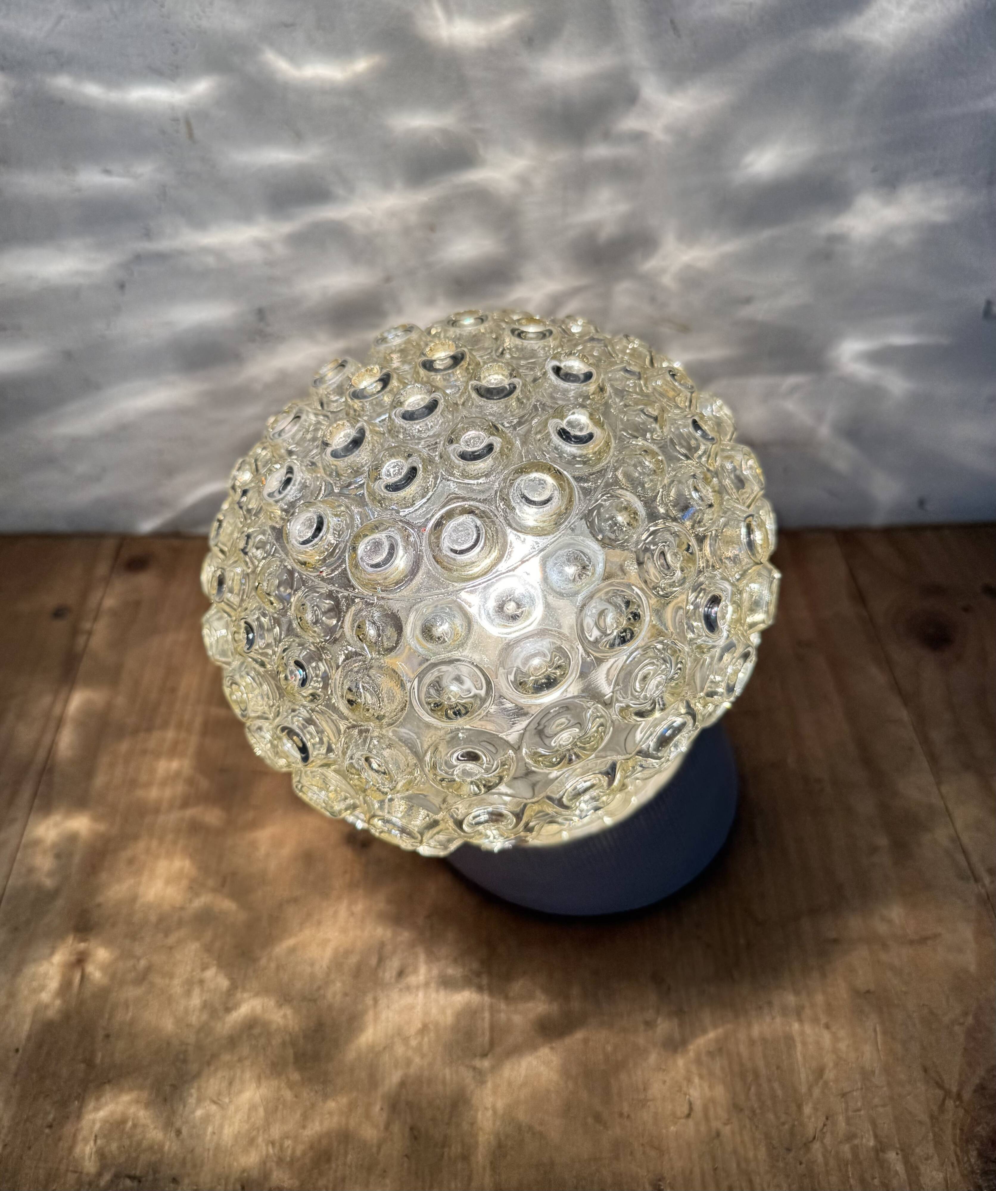Vintage White Porcelain Wall Light, 1970s