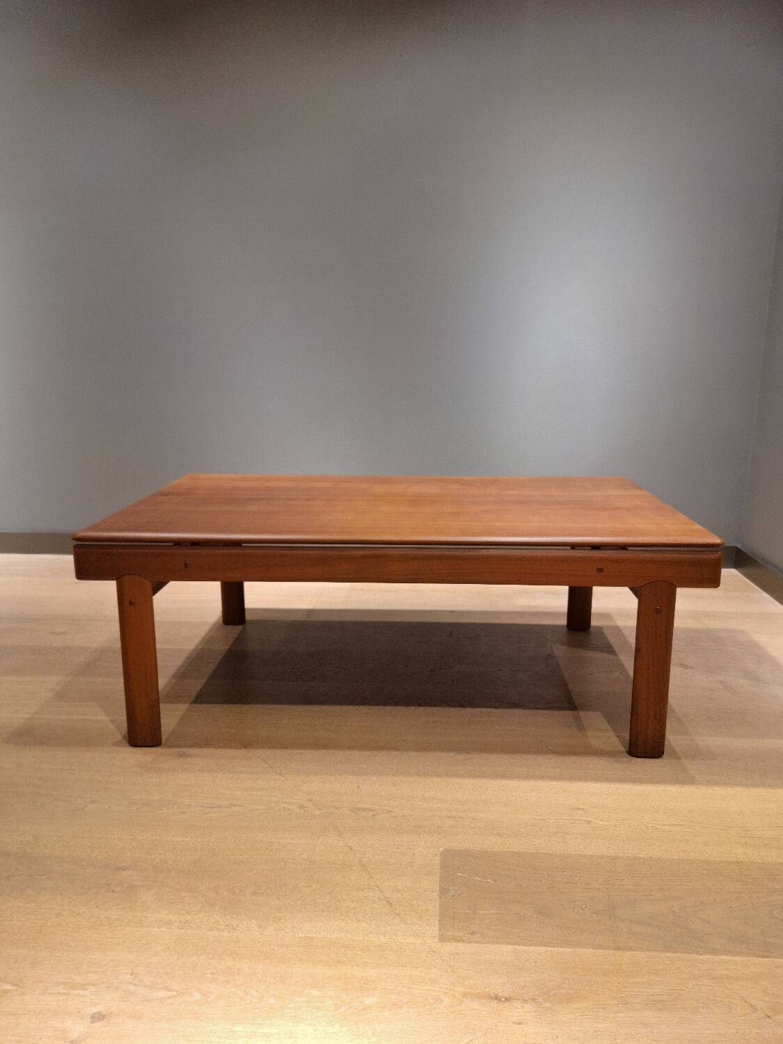 Vintage teak coffee table designed by H.W. Klein for Bramin, 1960s.