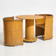 Art nouveau set by hans günther reinstein, set of 3