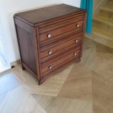 Art Deco chest of drawers - 1950s - mustache-style legs - vintage