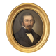 Portrait ovale, école française