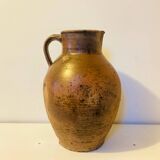 Impressive terracotta pitcher from the 19th century, entirely handmade.