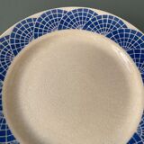 Series of 9 flat plates Saint Amand Les Eaux MDL Orcerame