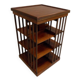 Antique mahogany revolving bookcase