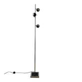 Vintage chrome metal floor lamp