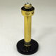 Swedish Candle holder with coloured glassdome by Östlings, Gnosjö 1960s