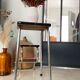 Stool stepladder formica vintage
