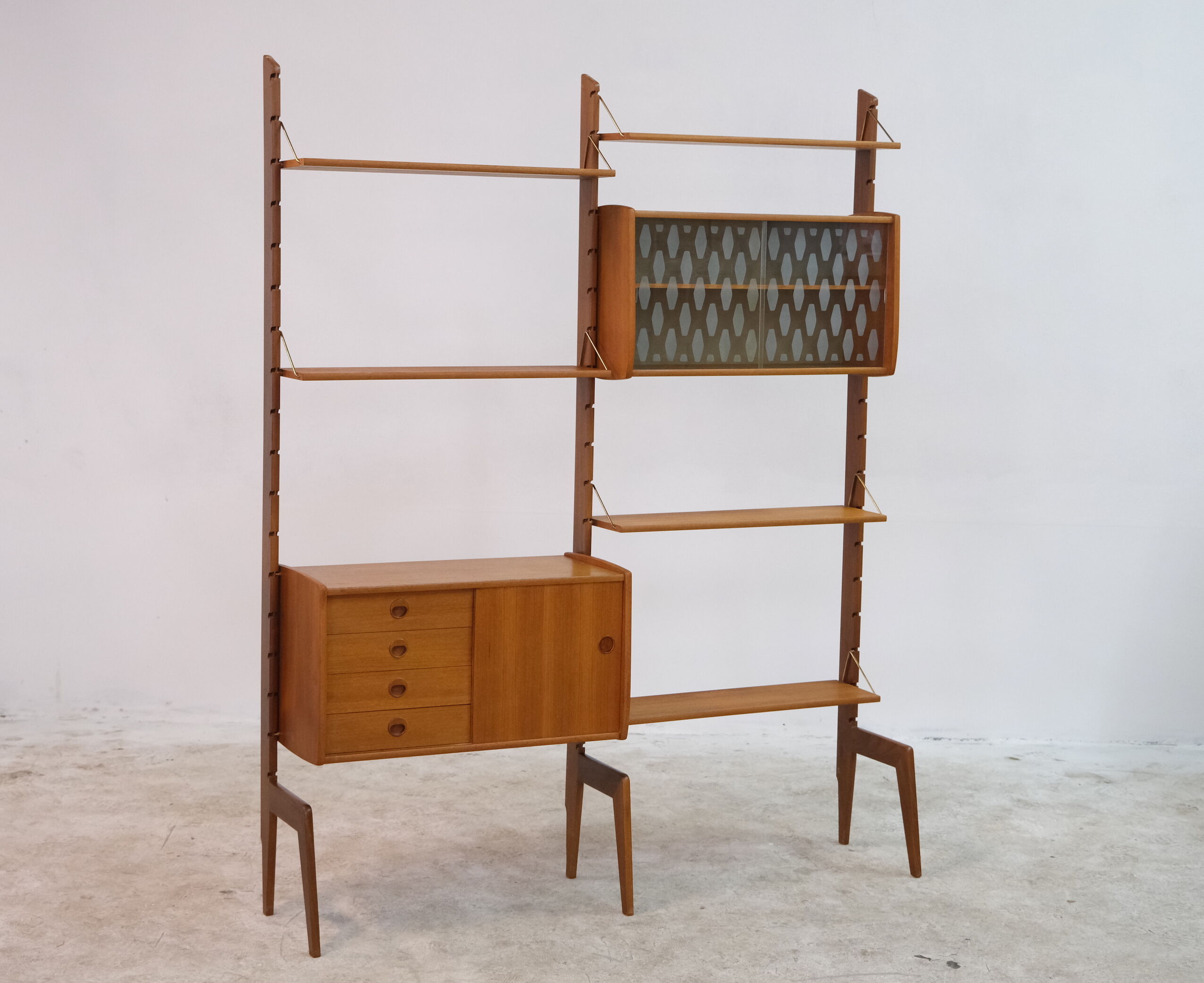 Mid-century wall unit, norway, 1960s