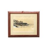 Watercolor on paper signed