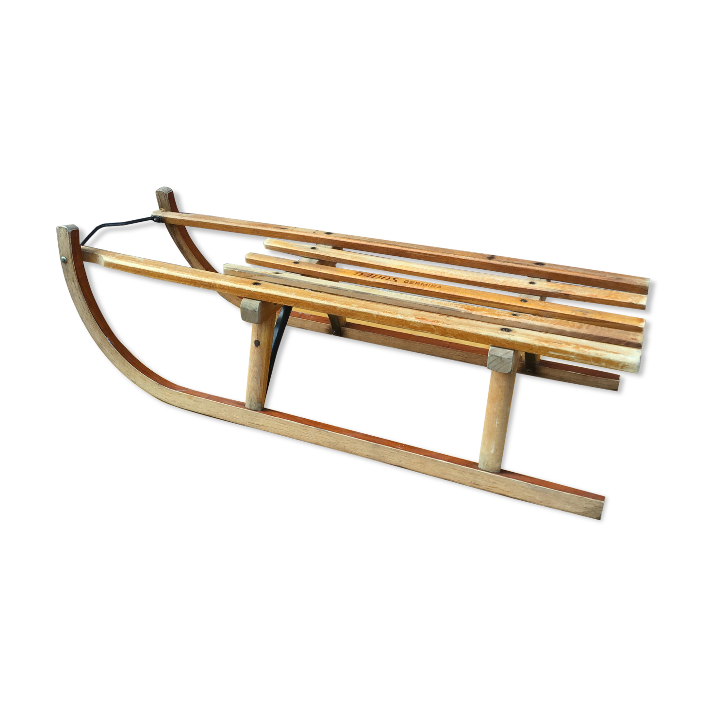 Vintage Davos wooden sledge