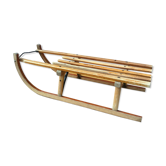 Luge en bois Davos vintage
