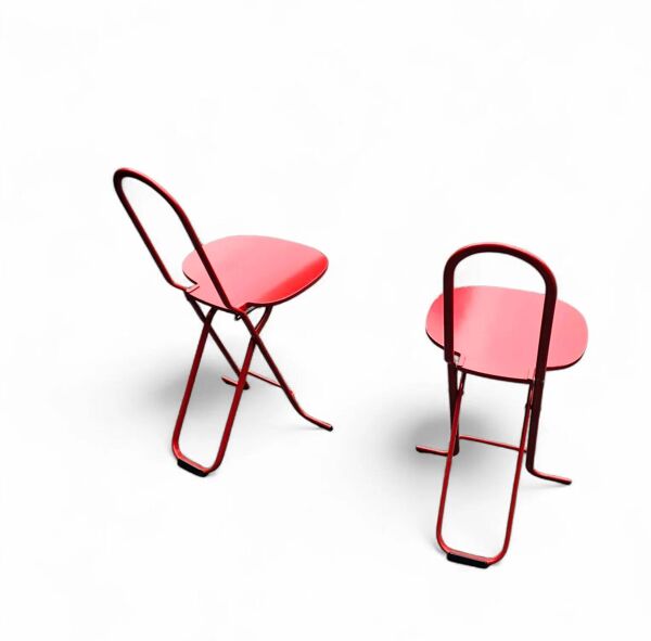 Chaises pliantes de Gastone Rinaldi pour Thema, années 1970, lot de 2