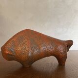 Ceramic bull from the 1970s