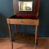Workers' table Art Nouveau marquetry