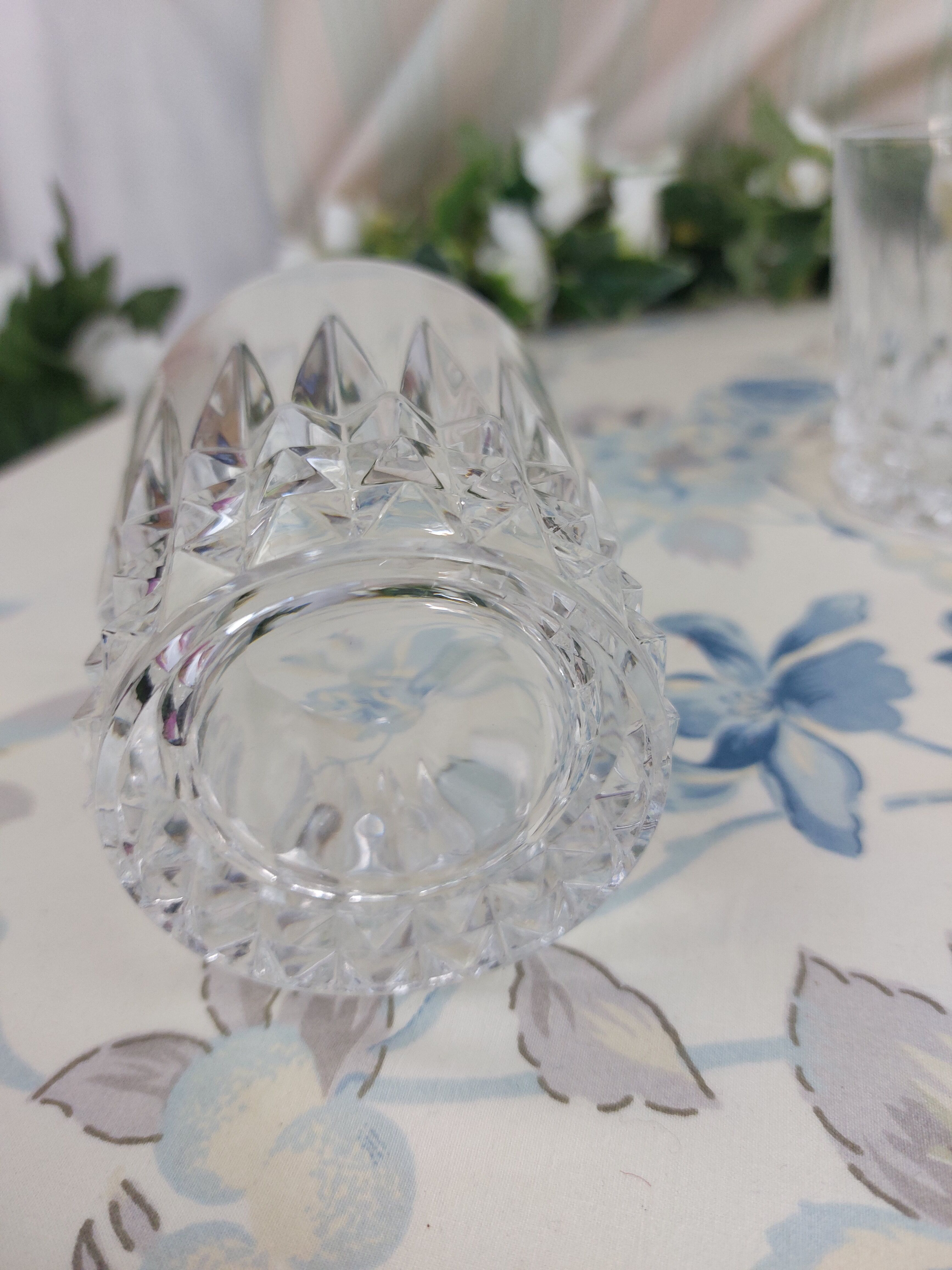 Set of 4 crystal glasses