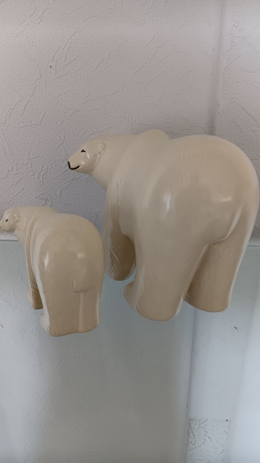 Polar Bear Duo from the Lilla Zoo series by Lisa Larson