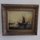 Tableau ancien, marine signée, fin XIXEME