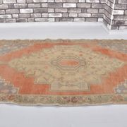 Tapis vintage noué à la main Oushak sku 2414