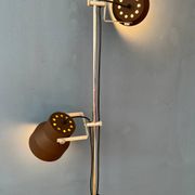 Mid-century Space Age brown Anvia floor lamp
