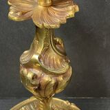 bronze lamp base (very heavy) baroque style 37 cm socket height