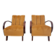 Art Deco armchairs by J. Halabala, Czech Republic, 1930s