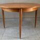Vintage scandinavian table from the 60s extendable with butterfly extension