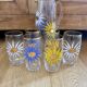Service à eau ou orangeade vintage 6 verres et carafe