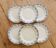 6 assiettes plates en terre de fer Sarreguemines U&C modèle Luchon