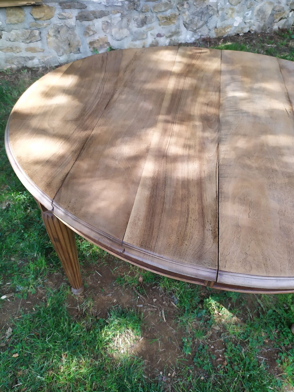 Stamped table