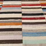 9x12 Mid Century Modern Large Vintage Kilim Rug, 272x367Cm
