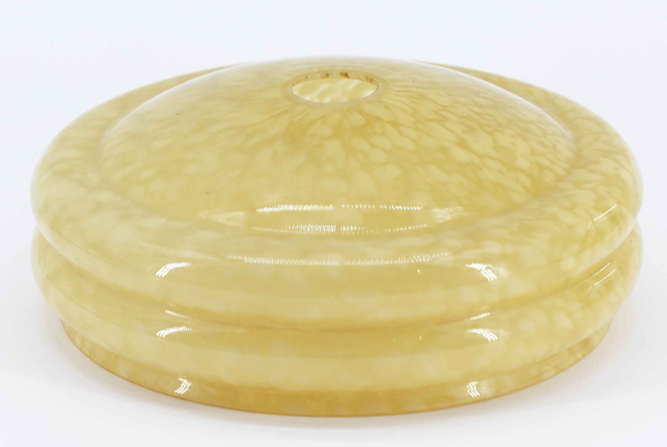 Vintage speckled glass globe