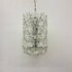 Spectacular Murano glass flower chandelier by Venini for VeArt, Italy 1970s